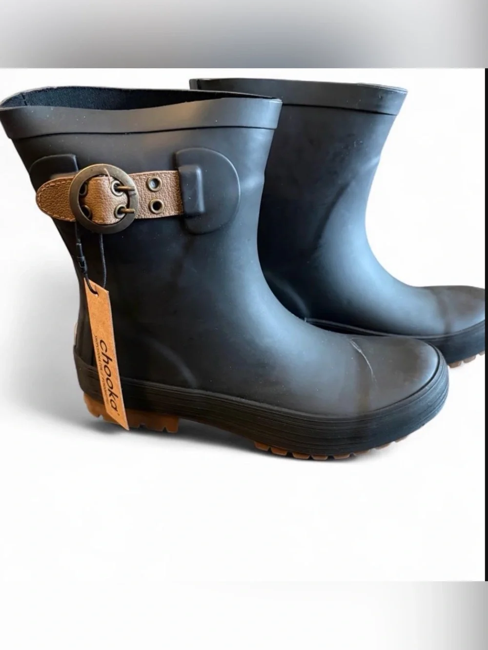 Chooka Buckle Mid Rain Boot